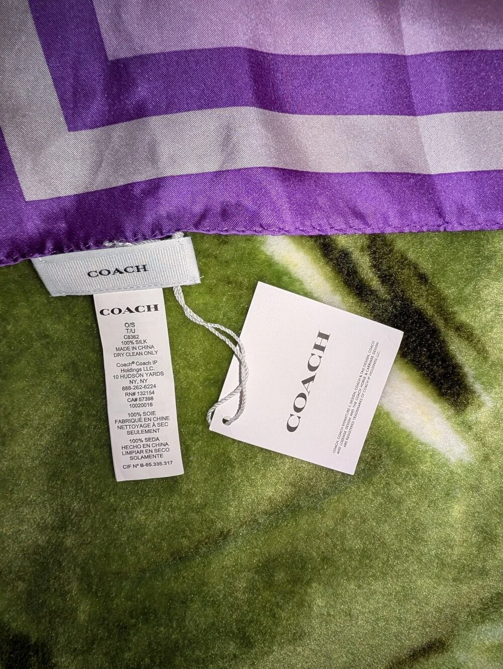 Coach Signature C Silk Scarf 35